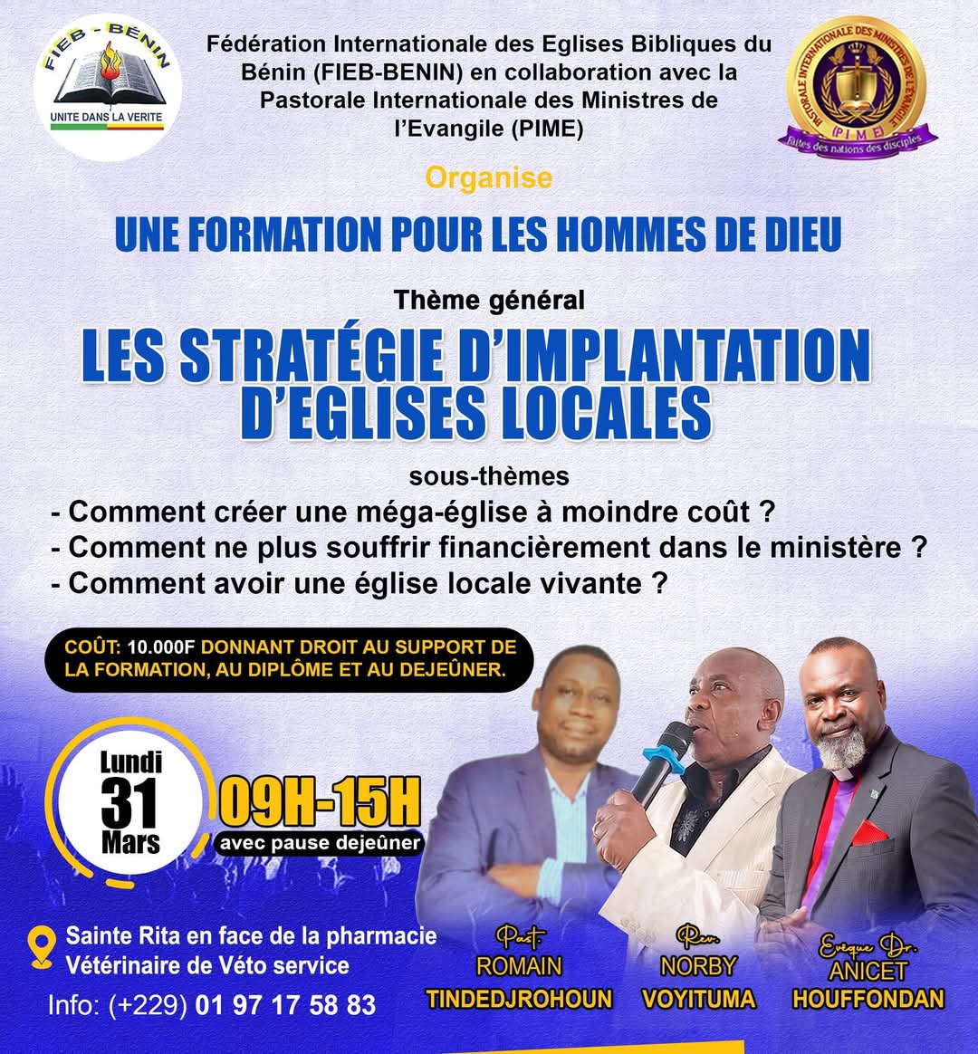 FORMATION D&rsquo;IMPLANTATEURS D&rsquo;ÉGLISES